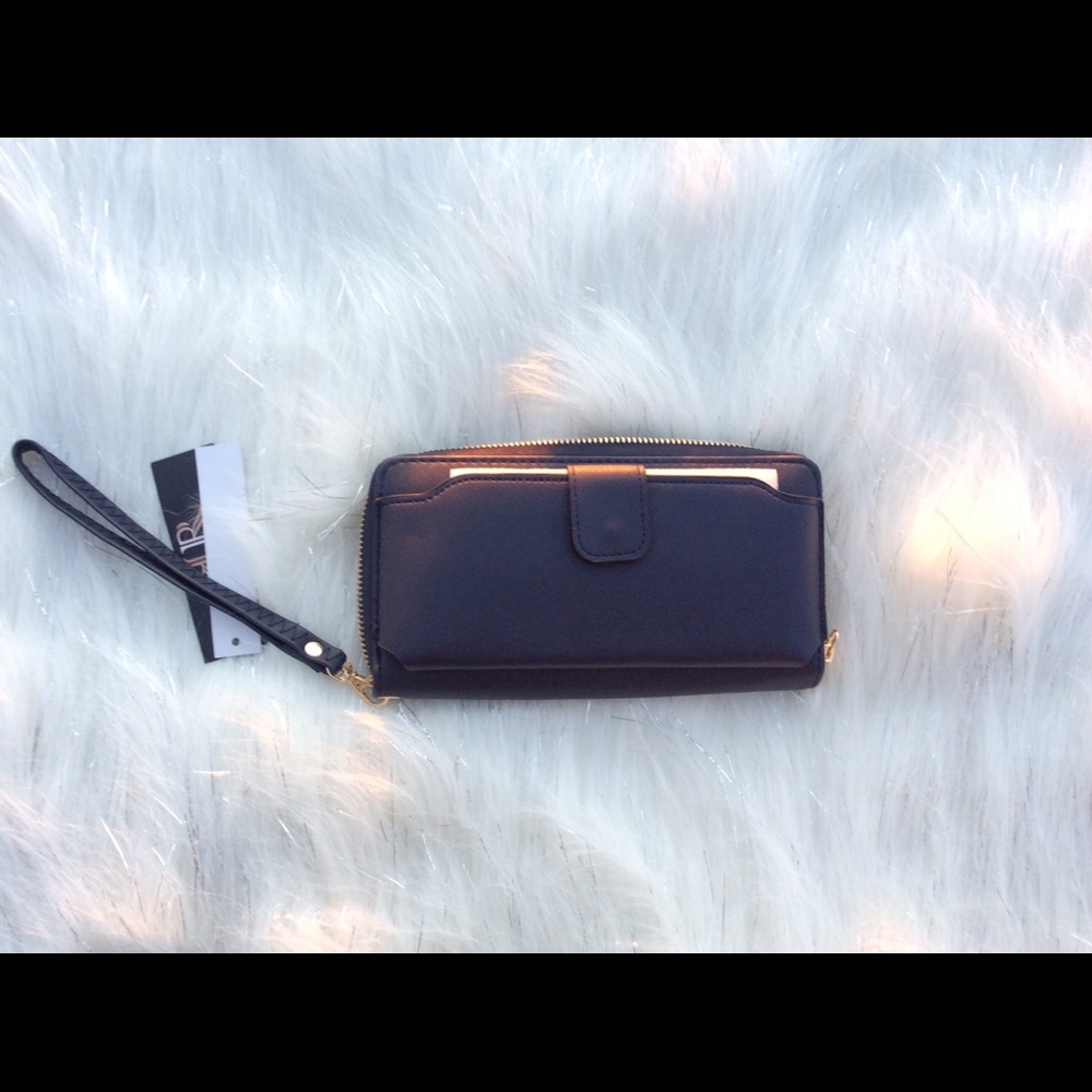 Navy blue Wallet/ Cellphone Case